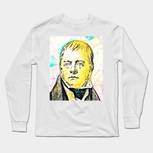 Walter Scott Portrait | Walter Scott Artwork 2 Long Sleeve T-Shirt